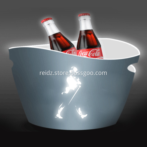 Large Metal acrylic ice bucket